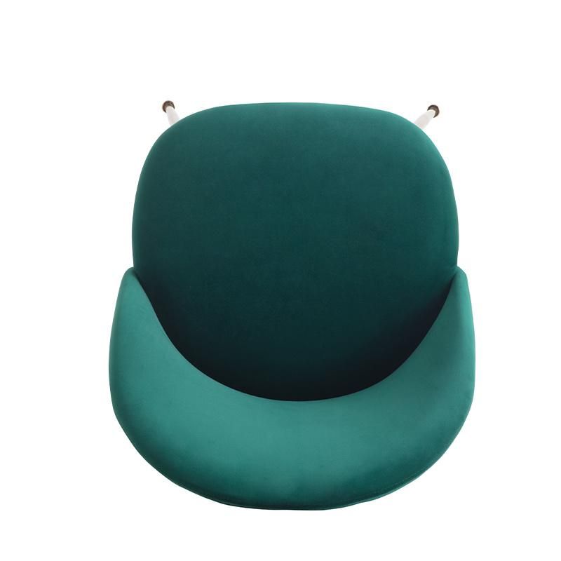Newest Popular Customized Velvet Upholstered Dining Chair