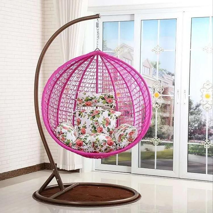 2022 Indoor and Outdoor Iron Hanging Basket Adult Leisure Swing Chair Hanging