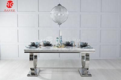 Factory Silla Comedor Table Silla Comedor Marble Dining Table Basse with 6 Chairs