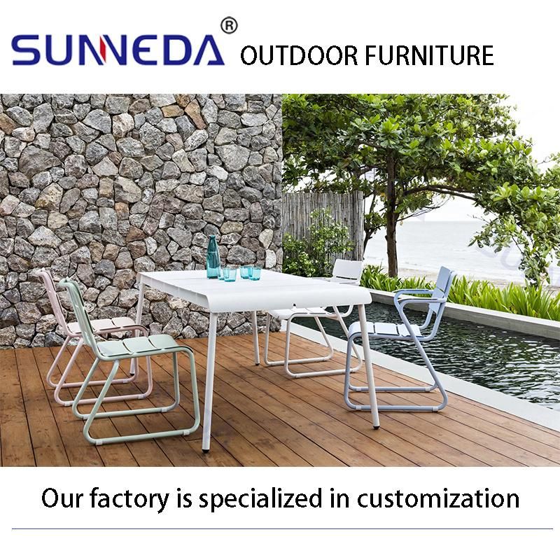 Hotsale Backyard Pool Italian Style Modern Popular Outdoor Furniture Set