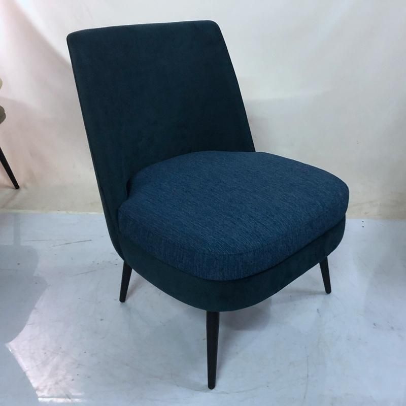 Modern Luxury Custom Made Velvet Back and Seat Hotel Home Using Lounge Chair