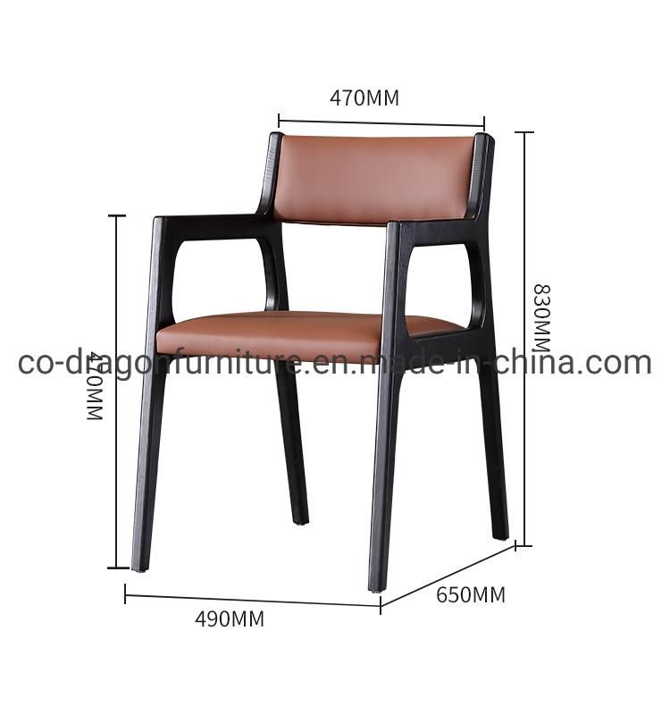 Modern Quality Wooden Dining Chair with Arm for Home Furniture