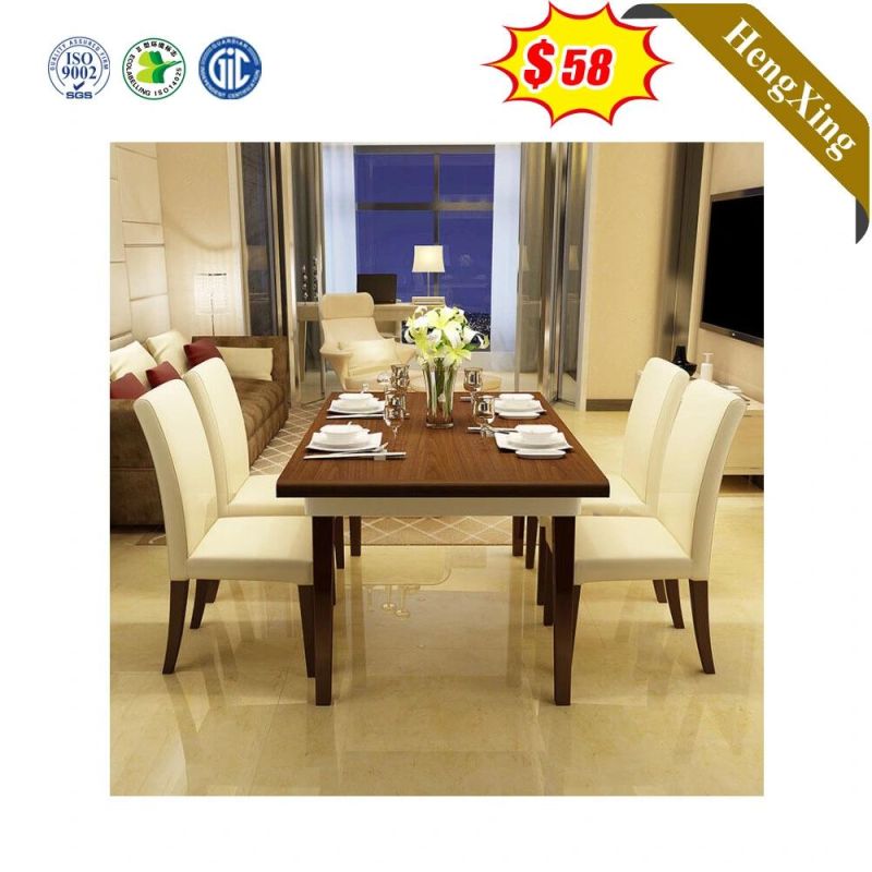 Hotel Restaurant Solid Wood Home Table Melamine Dining Room Furniture Sets