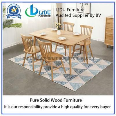 Home Furniture Wooden Table Contracted Style Modern Wood Dining Table Solid Timber