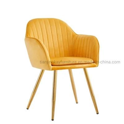 Modern Living Room Restaurant Home Dining Furniture Metal Lounge Leisure Chair