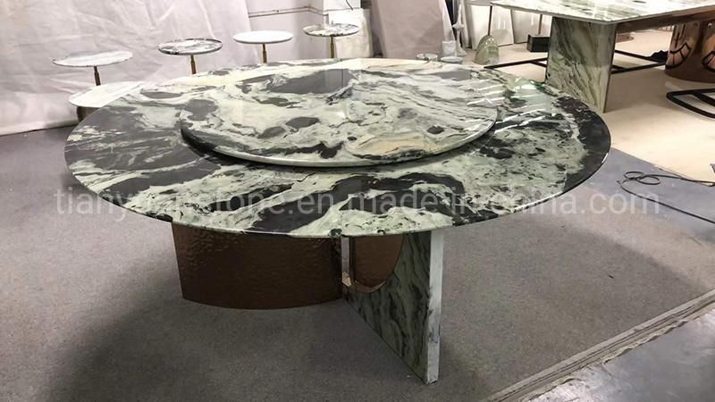 Dining Room Furniture Dining Table Set Round Marble Dining Table