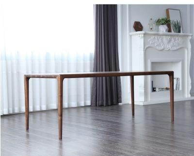 Fashion Solid Wood Home Furniture Nordic Dining Table in Ash Wood Made in China