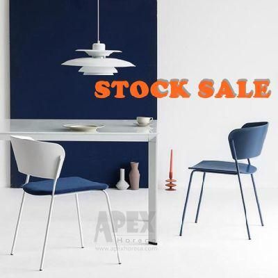 Stock Metal Plastic Modern Office Conference Hospitality Dining Chair