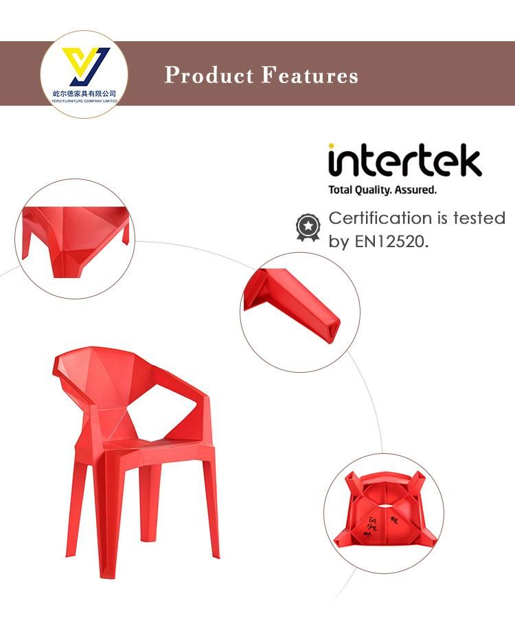 Modern Design Viet Nam Factory Price Knit Plastic Chair / Plastic Garden Chair