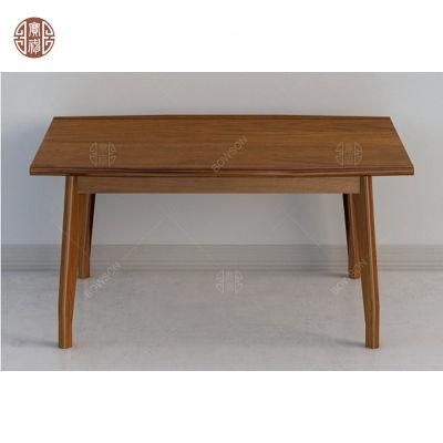 Customized Wooden Dining Table Simple Style for Hotel Project