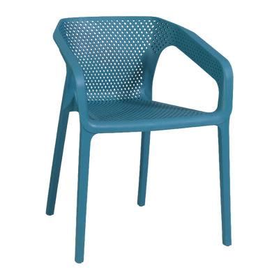 Wholesale Plastic Backrest Family Recreational Dining Chair Pure Plastic Leisure Chair