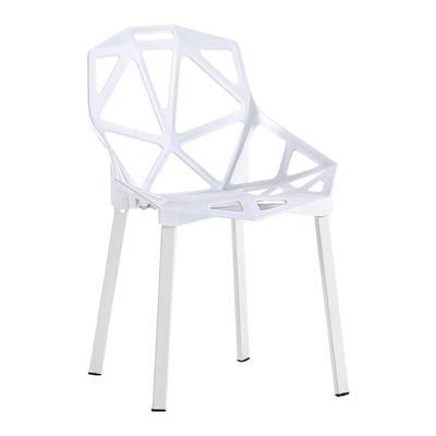 Simple Hollow Cat Ear Chair Nordic Housse De Chaise Blanc Garden Plastic Chair Portable Light Plastic Chair with Armrest Cool
