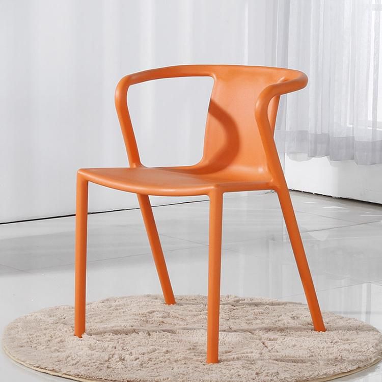 Italian Light Luxury Furniture Red Dining Chair Simple Creative Hotel Chair Plastic