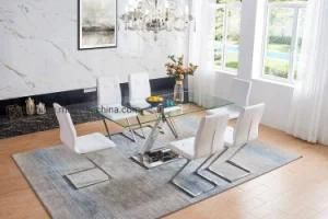 Rectangel Glass Dining Room Table