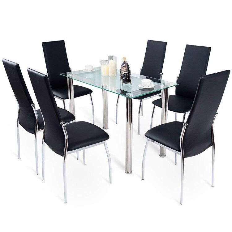 Comedores De 6 Sillas Listo PARA Embiat Wire Red Silver Legs Dining Chairs Modern Office Meeting Chair Indian Wedding Chairs