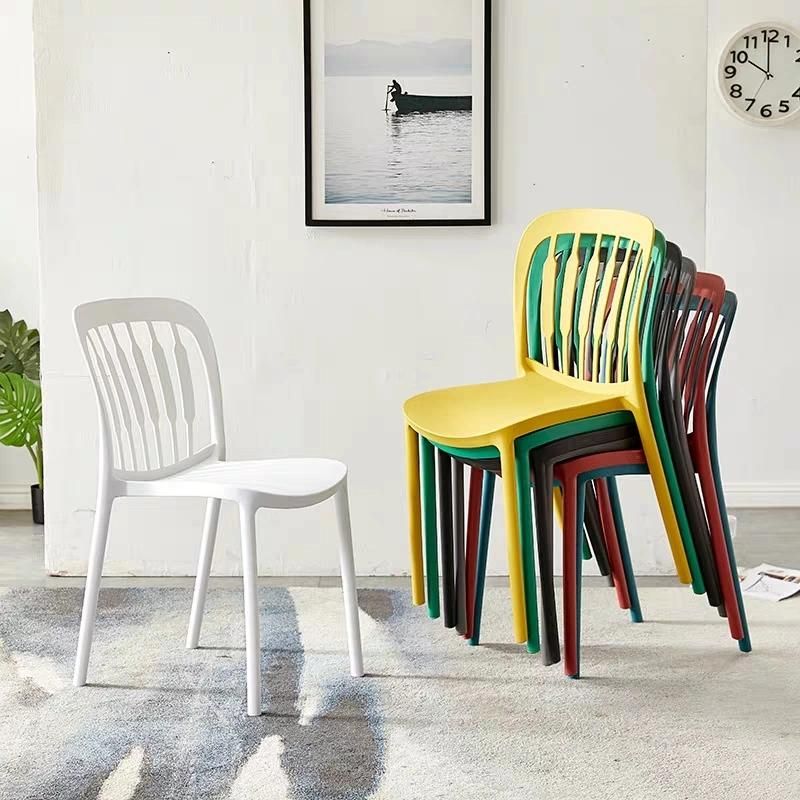 High Quality Plastic Outdoor Chairs Dining Garden Patio Home Cheap Plastic Chairs for Sale