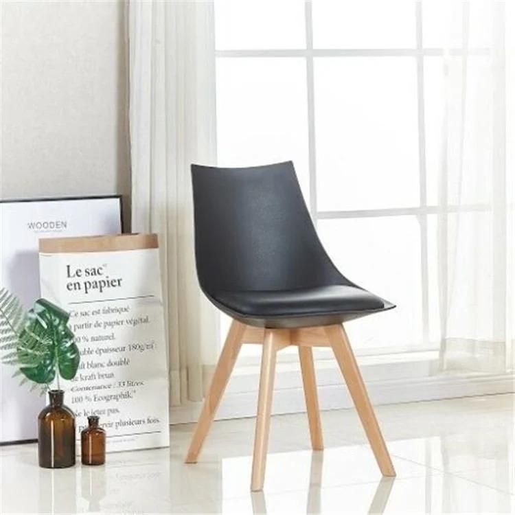 Wood Home Furniture Simple Design Nordic Rustic Relax Wooden Dining Chair for Restaurant Furniture