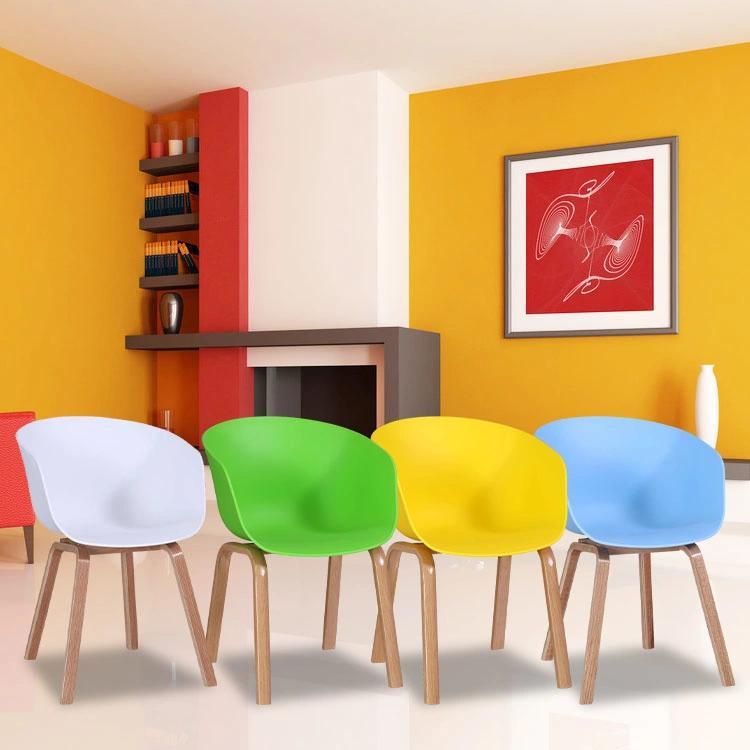 Hot Sale Outdoor Furniture Modern Desing PP Plastic Waiting Dining Restaurant Chair