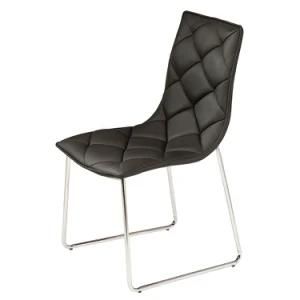 Customized Modern Salon Furniture PU Upholstered Dining Chair