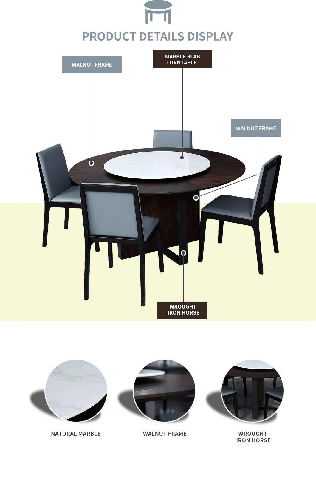 Factory Direct Sales Customized Round Dining Table