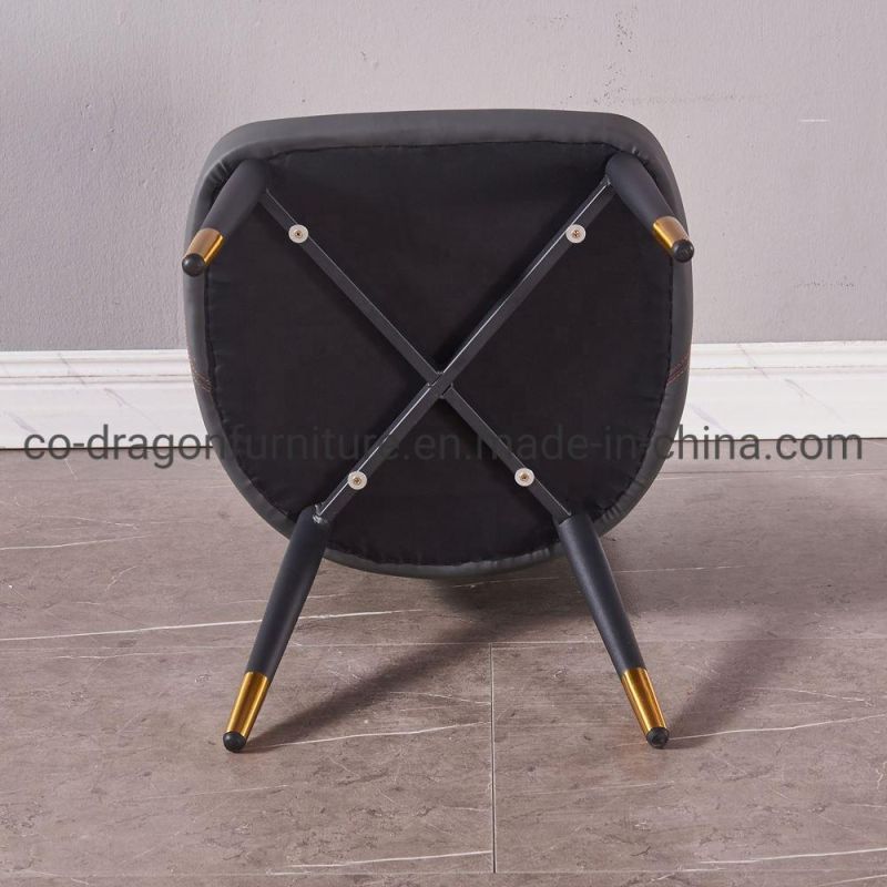 Modern Wholesale Market Dining Furniture Metal Dining Chair with Leather