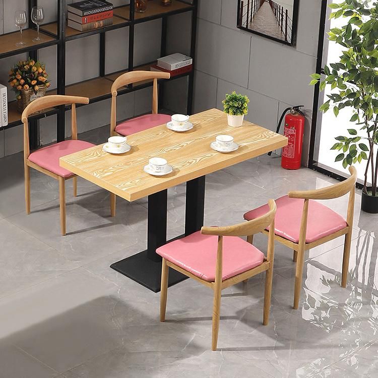 2022 Factory Wholesale Coffee Shop Western Restaurant Luxury Dining Table Set