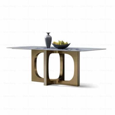 New Design Hotel Luxury Rectangle Wedding Dining Table