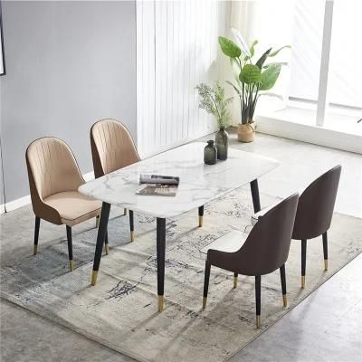 Hot Sale Dining Furniture Modern Nordic Style Designs Dining Table Luxury