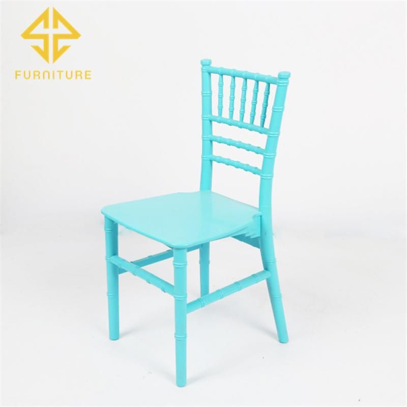 Event Furniture Plastic Resin Kids Tiffany Chair Stacking Chiavari Chair for Restaurant Hotel Wedding Banquet Party Use