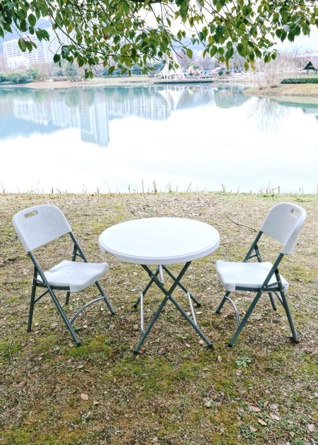 80cm Banquet Round Table in Balcony Set