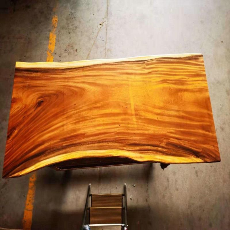 South America Walnut Natural Shape Table Top Live Edge Wood Slab