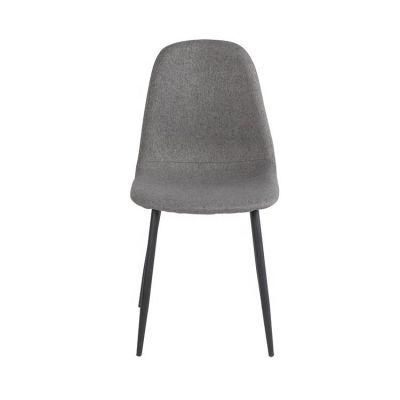 Elegant Color Simple Velvet Fabric Design Soft Comfortable Dining Chair