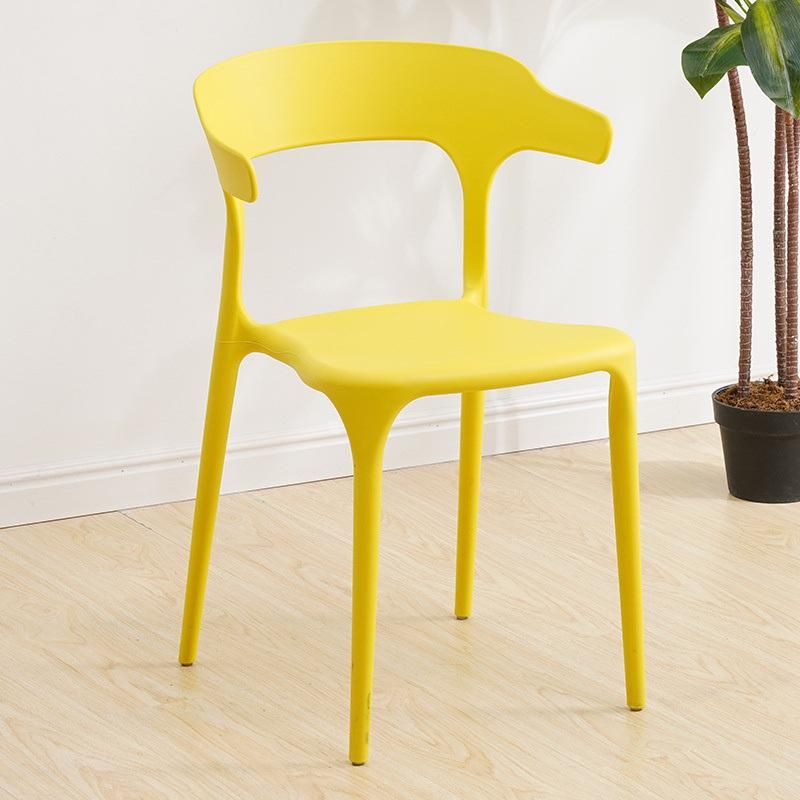 Hot Sales Plastic Furniture Casual Simple Thickened Dining Chairs