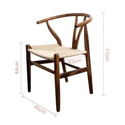 Wishbone Y Stylish Paper Cord Natural Walnut Beech Ash Side Wood Chair