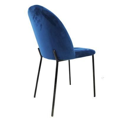 Nordic Modern Chinese Wholesale Market Cheap Restaurant Chairs Dine Velvet Dining Chairs