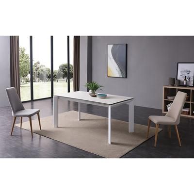 Tempered Glass Modern Dining Room Table