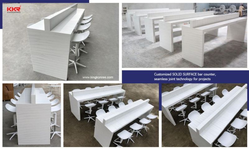 Corian Solid Surface White Marble Furniture