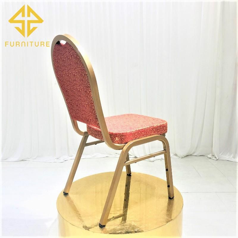 Hot Sale Elegant Wedding Furniture Stainless Steel Hotel Chair