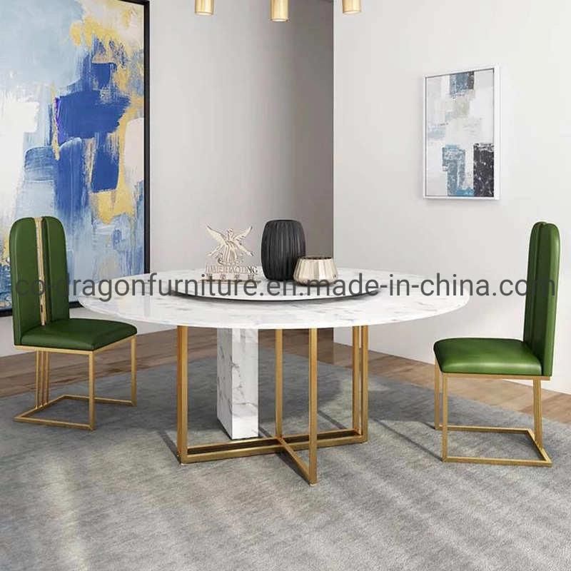 Wedding Furniture Stainless Steel Leather Dining Chair for Home Furniture