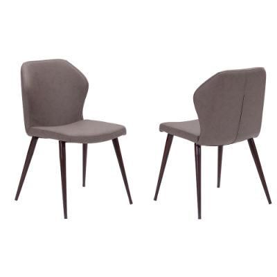 Upholstered PU Dining Table Chair for Hotel