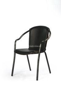 Industrial Loft Style Metal Leather Dining Chair Antique Furniture