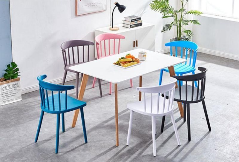 Stackable Dining Room Furniture Comfortable Leisure Plastic Chair for Sale