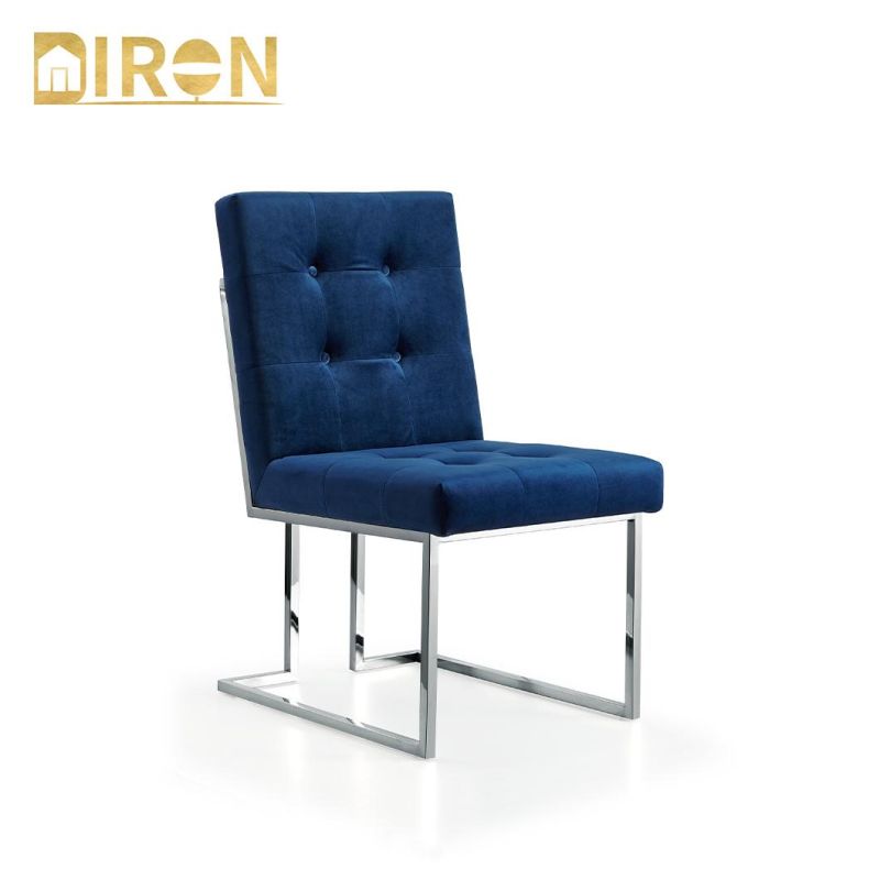 Cheap Wholesale Stainless Steel Small Home Hotel Dining Chair