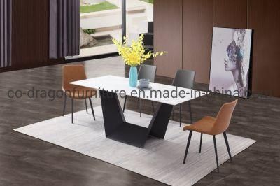Modern Furniture U Form Legs Dining Table Sets with Top