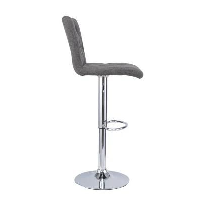 Procurement Service New Design Adjustable Chrome Legs PU Seats Swivel Bar Stool Chair