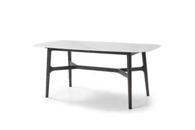 Modern Marble Top Small Dining Table for 6 People