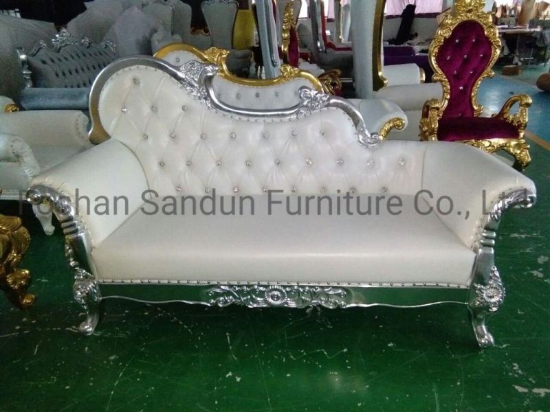 China Factory Wholesale for Solid Wood Luxury Customized Wedding Event Sofa Furniture