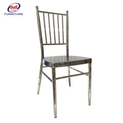New Design Party Banquet Stackable Stainless Steel Tiffany Chair