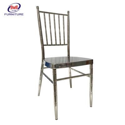 New Design Party Banquet Stackable Stainless Steel Tiffany Chair