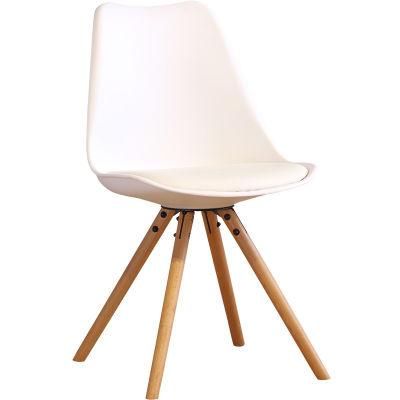 Modern Wholesale Plastic Dining Chair with PU Cushion Chairs